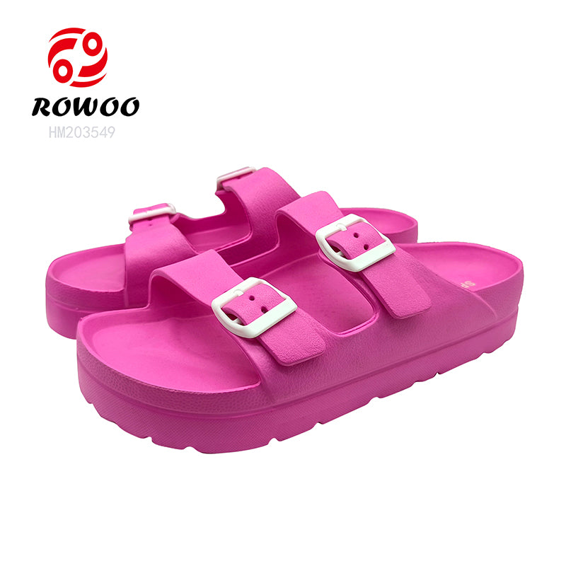 Thick Bottom EVA Sandals Fashion Ladies Lightweight Slide Shoes Wholesale Summer Beach Sandals for Women