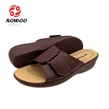 Lightweight Arabic Ladies Wedge Sandals Fashion New Design Slippers Summer Casual Sandals