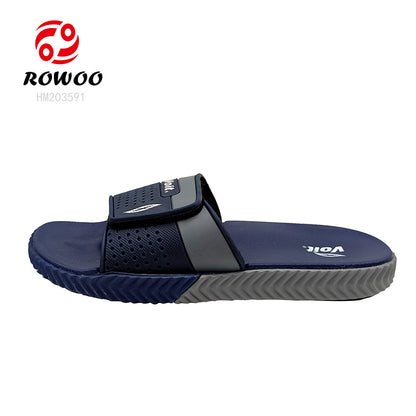 Men's Customized Slipper Shoes PVC Slide Sandals Wholesale Flip Flops with Fashion Trend Factory Sleppers