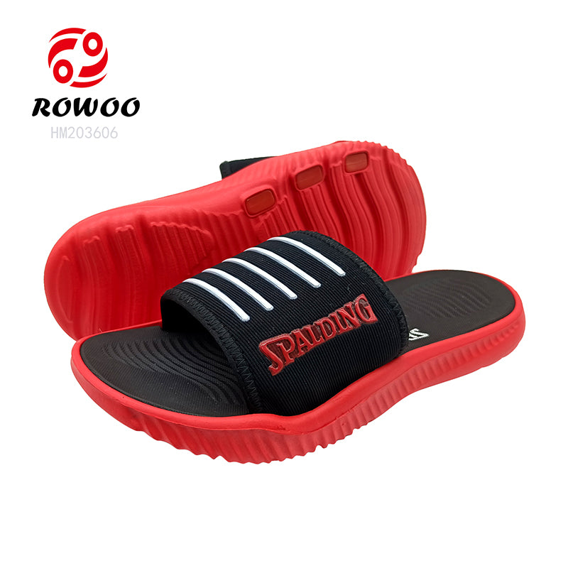 Fashion Men Outdoor Slide Shoes Soft Lightweight EVA Sole Slipper Shoes Customized Logo Sandals