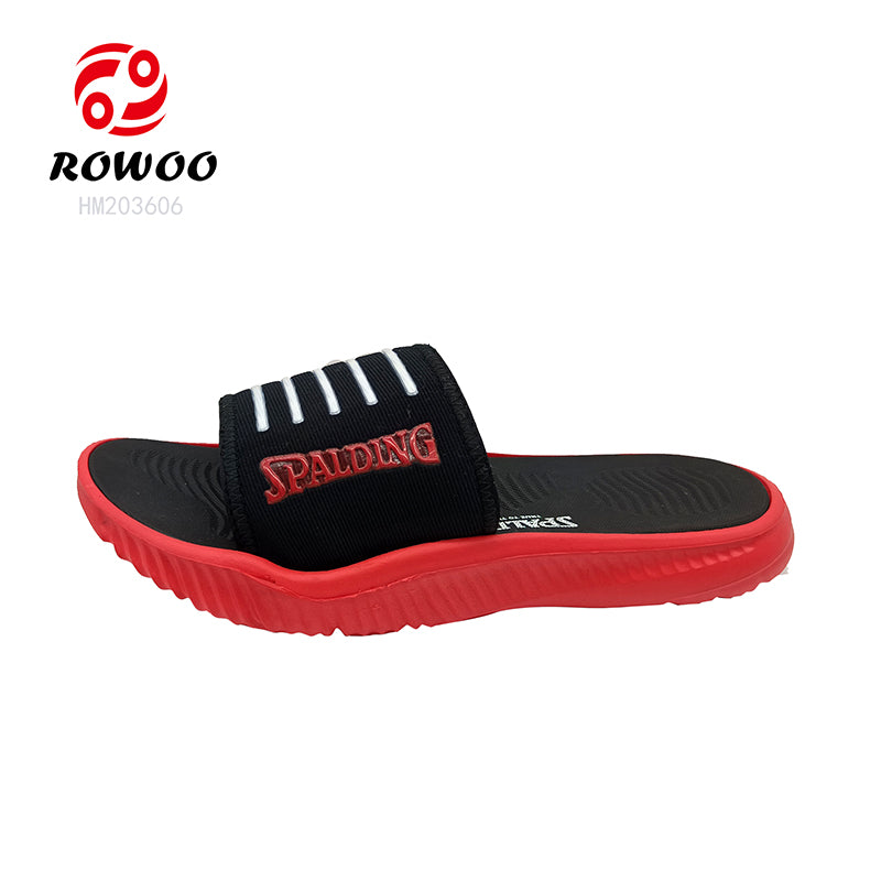 Fashion Men Outdoor Slide Shoes Soft Lightweight EVA Sole Slipper Shoes Customized Logo Sandals