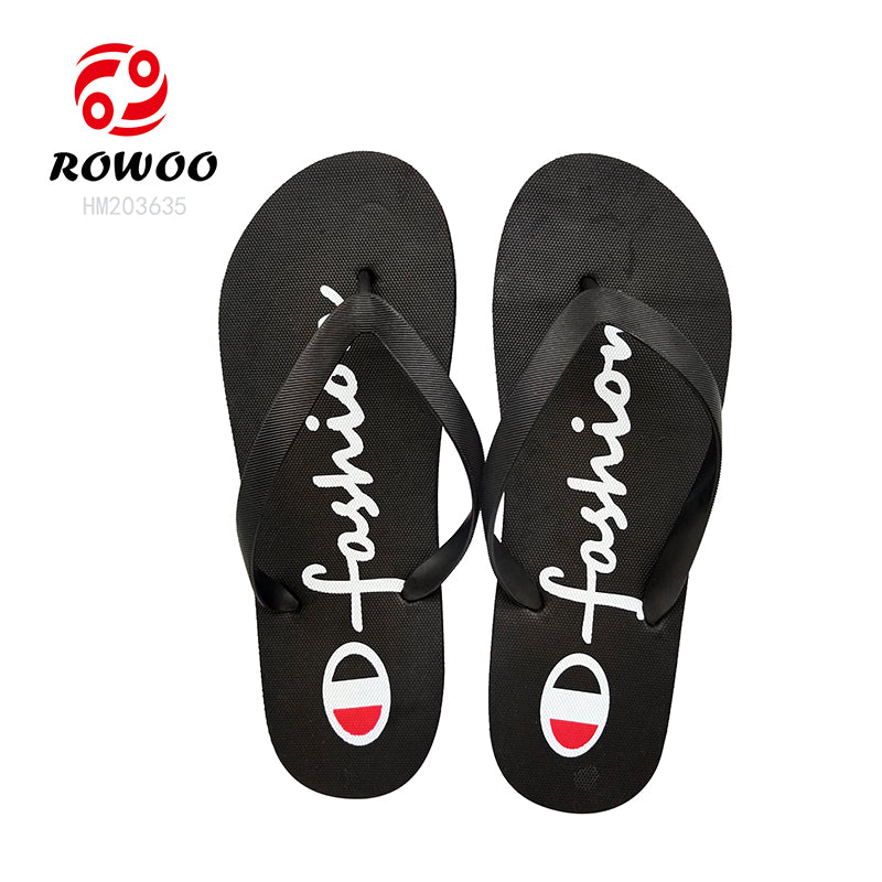 Custom Logo Women's Flip-Flops Soft Lightweight EVA Slippers Round Anti-Slip Platform Summer Beach Vacations