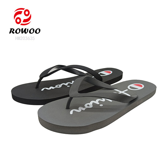 Custom Logo Women's Flip-Flops Soft Lightweight EVA Slippers Round Anti-Slip Platform Summer Beach Vacations