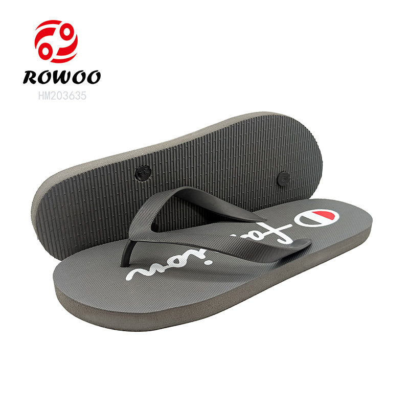 Custom Logo Women's Flip-Flops Soft Lightweight EVA Slippers Round Anti-Slip Platform Summer Beach Vacations