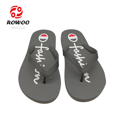 Custom Logo Women's Flip-Flops Soft Lightweight EVA Slippers Round Anti-Slip Platform Summer Beach Vacations