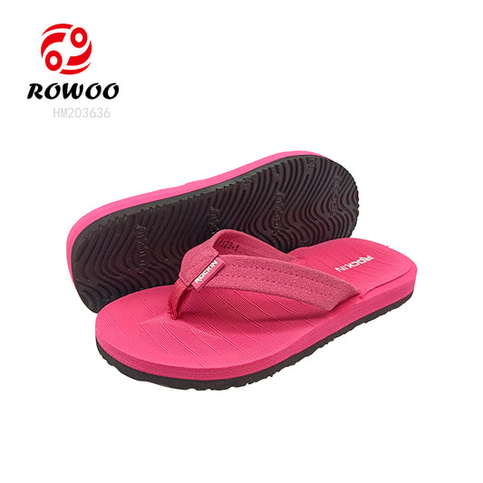 Wholesale Women's EVA Flip-Flops Light Weight Anti-Slip Summer Beach Slippers Fashionable Platform Design