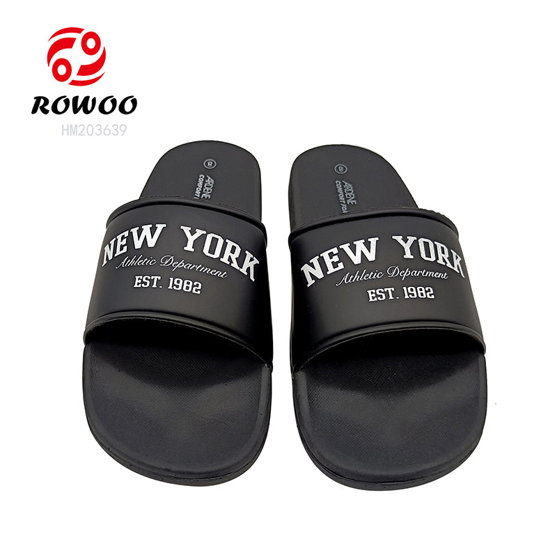 Women's Fashion Summer Sandals City Logo Slippers Soft Sole Breathable Anti-Slip Features