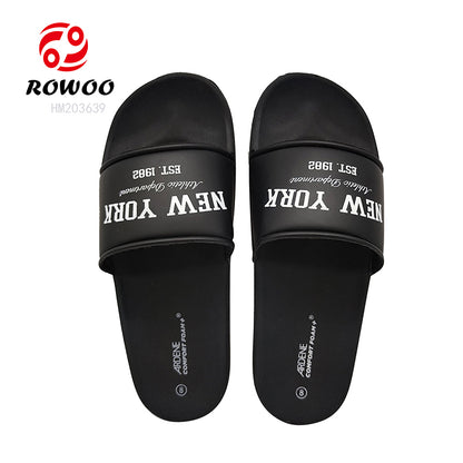 Women's Fashion Summer Sandals City Logo Slippers Soft Sole Breathable Anti-Slip Features