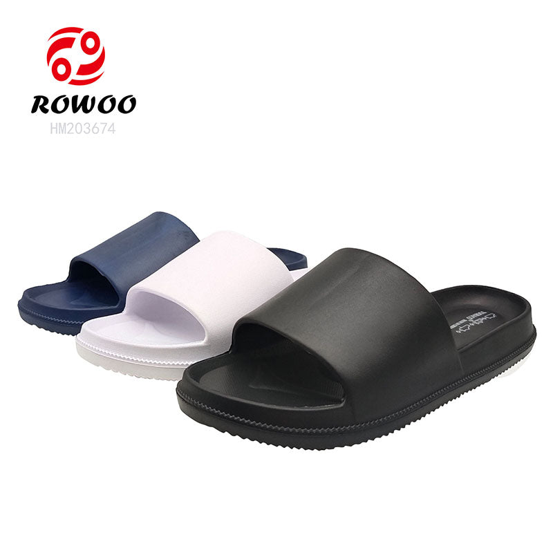 Customized Logo EVA Lightweight Women's Outdoor Flat Slide Slippers Indoor and Outdoor Use Personalized Logo