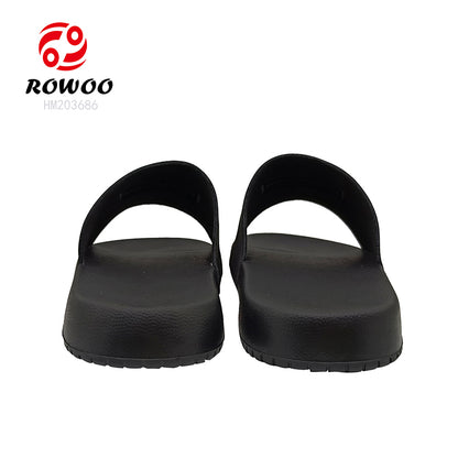 Light Luxury Flat Slippers Wholesale Custom Famous Brand Logo Unisex EVA Barefoot Summer Wear Men Women Slippers