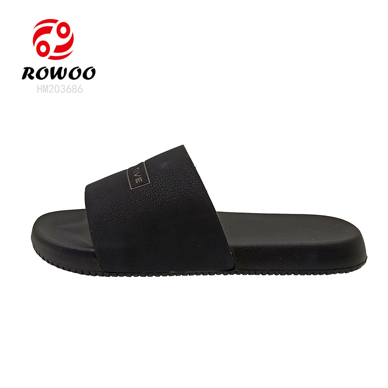 Light Luxury Flat Slippers Wholesale Custom Famous Brand Logo Unisex EVA Barefoot Summer Wear Men Women Slippers