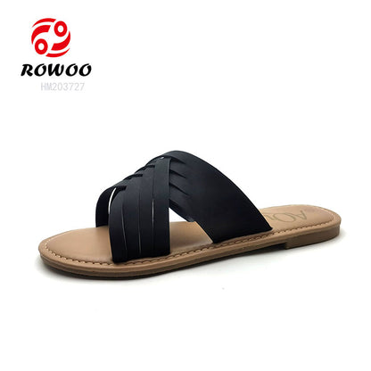 Trendy Fashion Women's Open Toe Slide Slippers