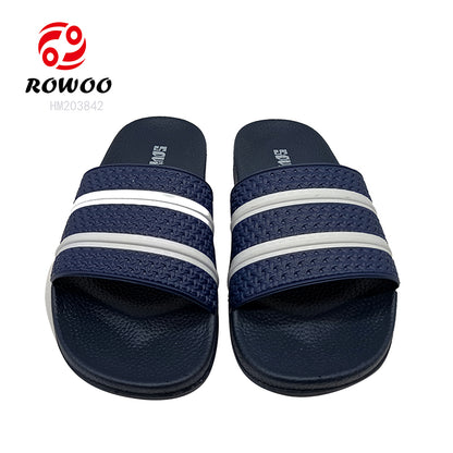 Men Custom Printed LOGO PVC Summer Outdoor Beach Slippers