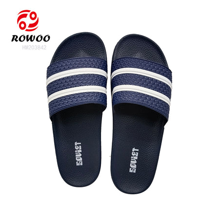 Men Custom Printed LOGO PVC Summer Outdoor Beach Slippers