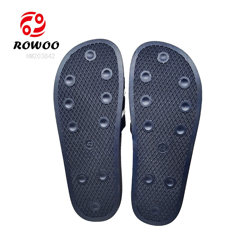 Men Custom Printed LOGO PVC Summer Outdoor Beach Slippers