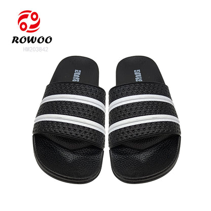 Men Custom Printed LOGO PVC Summer Outdoor Beach Slippers