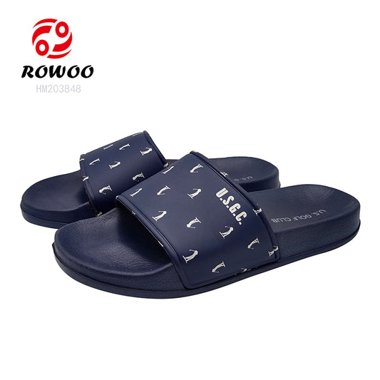 2024SS GOLF High-quality Navy Men's Slippers Brand Original Design Model Boy Indoor Outdoor Sandals