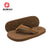 Casual Brown EVA Woven Anti-Slip Flip-Flops