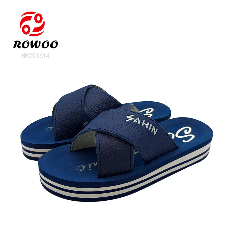 Factory one direct cross strap super quality sandals slipper for women