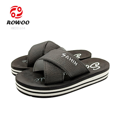 Factory one direct cross strap super quality sandals slipper for women