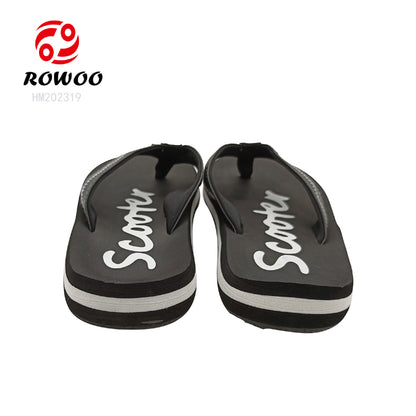 Hot sale open toe summer beach sleepers casual shoes no slip outdoor slippers for men