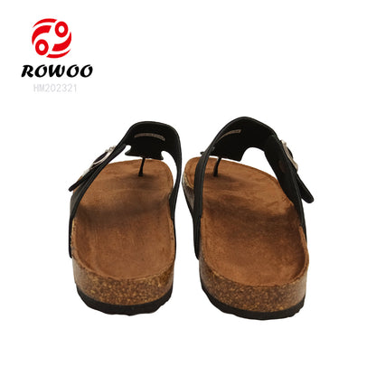 Customized nubuck strap summer fashion Flip flops sleepers for men