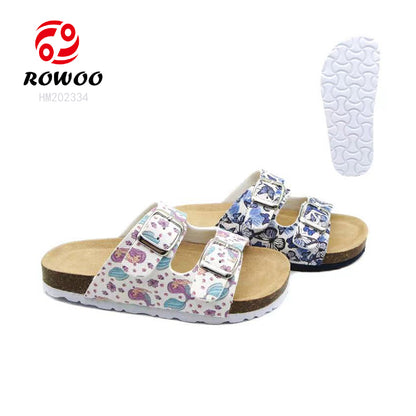 Promotion open toe clog sandals wood sole slipper top quality fashion outdoor unisex cork sandals shoes