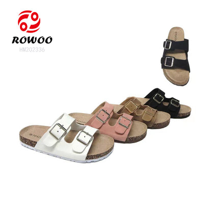 New arrival clog sandals wood sole outdoor unisex cork sandals shoes