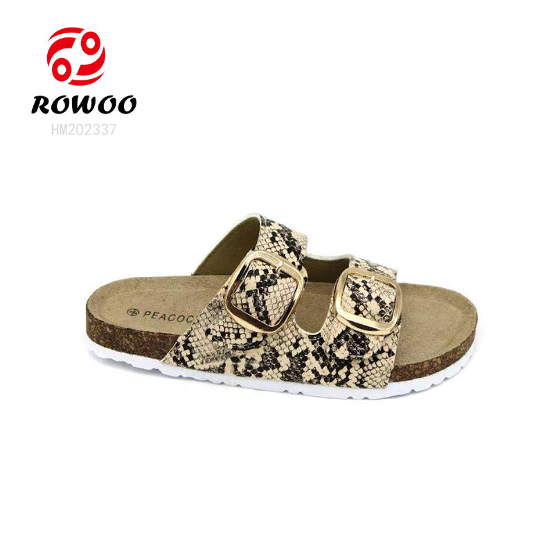 Promotion open toe clog sandals wood sole slipper top quality fashion outdoor unisex cork sandals shoes