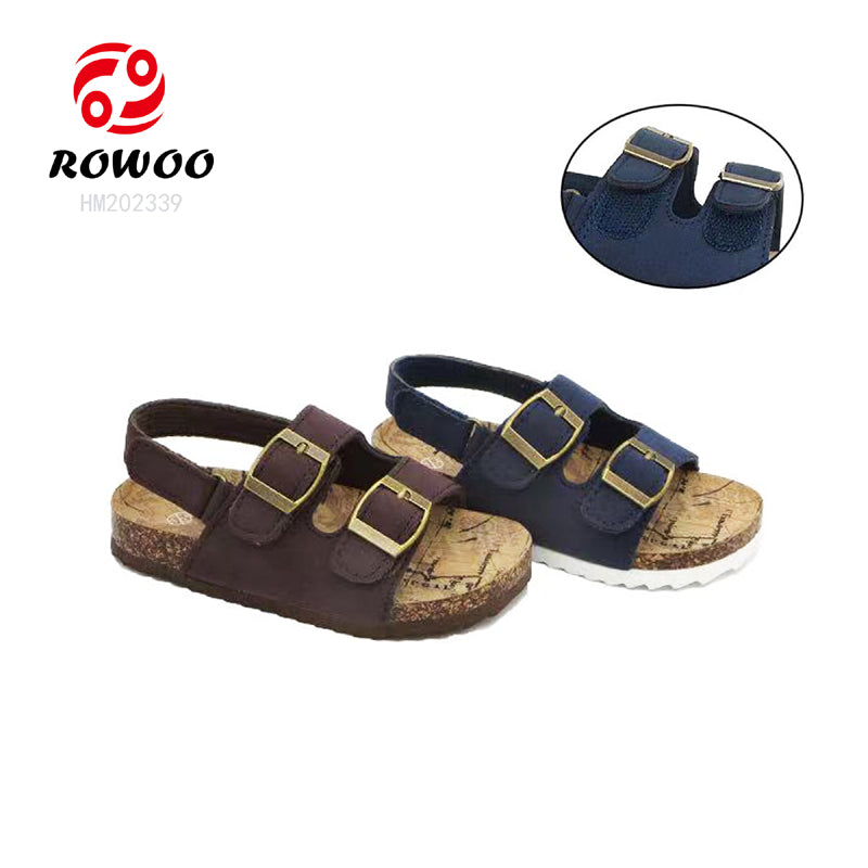 New arrival clog sandals wood sole outdoor unisex cork sandals shoes