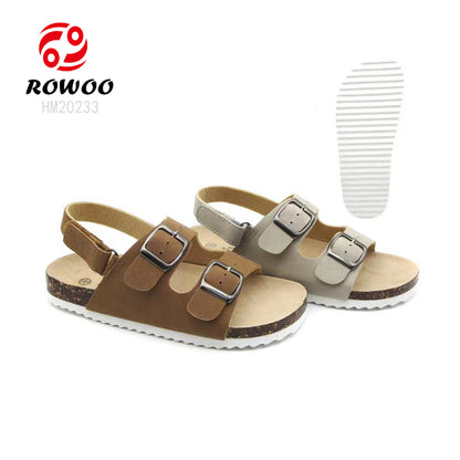 New arrival clog sandals wood sole outdoor unisex cork sandals shoes